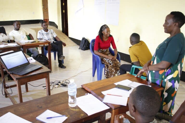 Training health providers to support young people in Kigoma